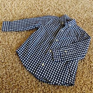2T Navy gingham vineyard vines